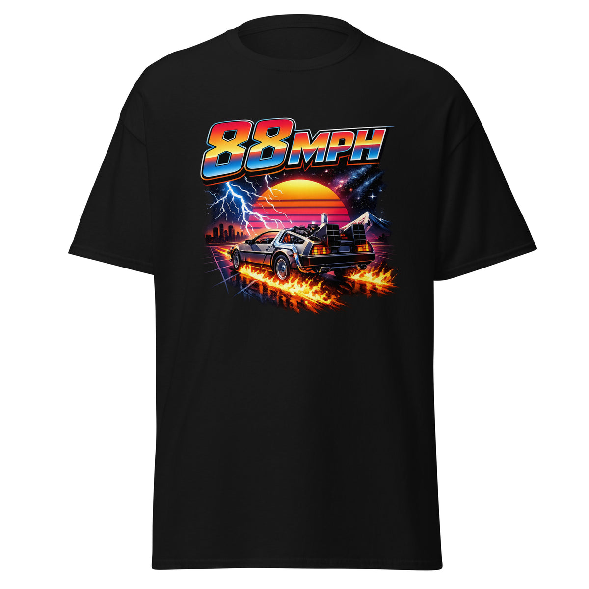 88 MPH - Back To The Future Shirt With Movie Quote And Retro 80