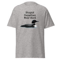 stupid canadian wolf bird shirt